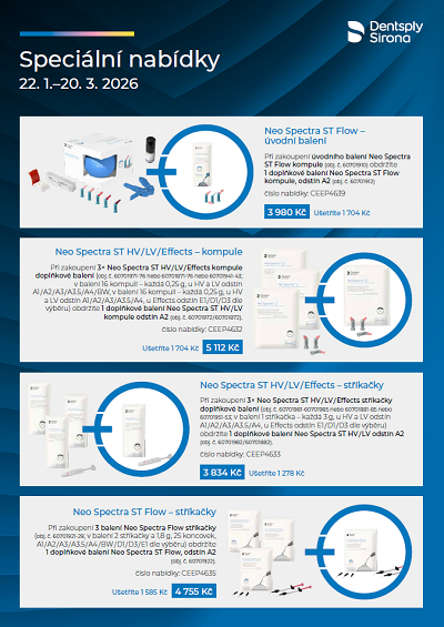 Akční leták Dentsply Restorative